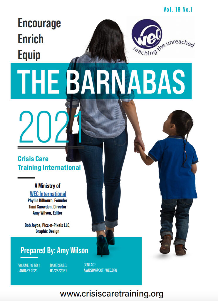 January 2021 Barnabas Letter Image